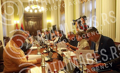 The President of the National Assembly of the Republic of Serbia, Ivica Dacic, held a meeting with the authorized representatives of the declared lists in order to prepare the First Session of the National Assembly in the Thirteenth Convocation.Pr