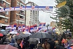 In the northern part of Kosovska Mitrovica, a large national gathering of Serbs from the north of Kosovo and Metekohija began at noon, after the withdrawal from all Kosovo institutions.U severnom delu Kosovske Mitrovice  u podne je poceo veliki nar