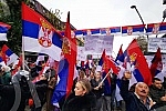 In the northern part of Kosovska Mitrovica, a large national gathering of Serbs from the north of Kosovo and Metekohija began at noon, after the withdrawal from all Kosovo institutions.U severnom delu Kosovske Mitrovice  u podne je poceo veliki nar