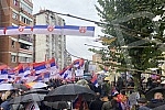 In the northern part of Kosovska Mitrovica, a large national gathering of Serbs from the north of Kosovo and Metekohija began at noon, after the withdrawal from all Kosovo institutions.U severnom delu Kosovske Mitrovice  u podne je poceo veliki nar