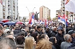 In the northern part of Kosovska Mitrovica, a large national gathering of Serbs from the north of Kosovo and Metekohija began at noon, after the withdrawal from all Kosovo institutions.U severnom delu Kosovske Mitrovice  u podne je poceo veliki nar
