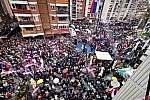 In the northern part of Kosovska Mitrovica, a large national gathering of Serbs from the north of Kosovo and Metekohija began at noon, after the withdrawal from all Kosovo institutions.U severnom delu Kosovske Mitrovice  u podne je poceo veliki nar