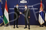 Serbian Foreign Minister Nikola Selakovic met with Hungarian Foreign Minister Péter Szijjártó at the Palace of Serbia. Ministar spoljnih poslova Srbije Nikola Selakovich sastao se sa ministrom spoljnih poslova i spoljne trgovine Madjarske Peterom S