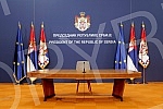 The President of the Republic of Serbia, Aleksandar Vucic, attended the ceremony of awarding employment contracts to the most successful graduates of all medical faculties and secondary medical schools in Serbia. Predsednik Republike Srbije Aleksan