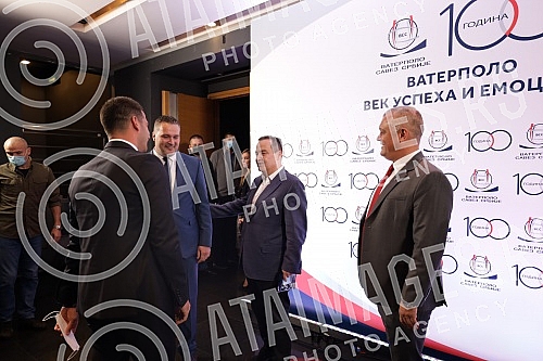 On the occasion of 100 years of water polo in Serbia, the Water Polo Association of Serbia organized a ceremonial academy at the Yugoslav Drama Theater.Povodom 100 godina vaterpolo sporta u Srbiji Vaterpolo savez Srbije je uprilicio svecanu akademi