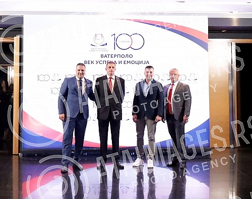 On the occasion of 100 years of water polo in Serbia, the Water Polo Association of Serbia organized a ceremonial academy at the Yugoslav Drama Theater.Povodom 100 godina vaterpolo sporta u Srbiji Vaterpolo savez Srbije je uprilicio svecanu akademi
