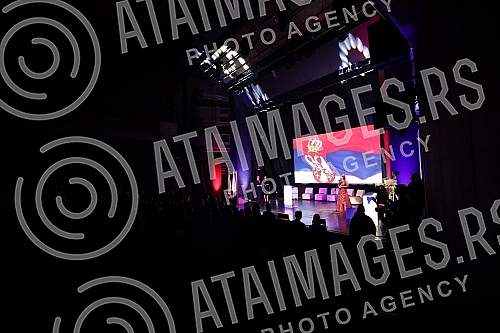 On the occasion of 100 years of water polo in Serbia, the Water Polo Association of Serbia organized a ceremonial academy at the Yugoslav Drama Theater.Povodom 100 godina vaterpolo sporta u Srbiji Vaterpolo savez Srbije je uprilicio svecanu akademi