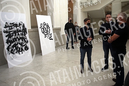 The Prime Minister of Serbia Ana Brnabic and the First Deputy Prime Minister and Minister of Education, Science and Technological Development Branko Ruzic attended the ceremony on the occasion of announcing a competition for the design of new buildin
