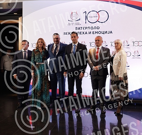 On the occasion of 100 years of water polo in Serbia, the Water Polo Association of Serbia organized a ceremonial academy at the Yugoslav Drama Theater.Povodom 100 godina vaterpolo sporta u Srbiji Vaterpolo savez Srbije je uprilicio svecanu akademi