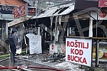 Fast food restaurant Barbecue near Bucko burned down in a fire.Restoran brze hrane Rostilj kod Bucka izgoreo je u pozaru.