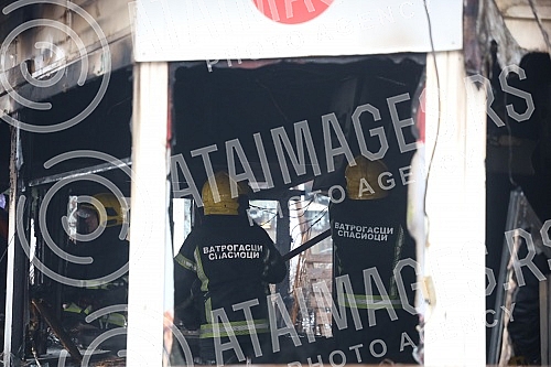 Fast food restaurant Barbecue near Bucko burned down in a fire.Restoran brze hrane Rostilj kod Bucka izgoreo je u pozaru.