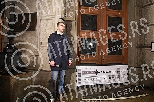 The Kreni-promeni initiative and citizens gathered in front of the Presidency building to continue the fight against Rio Tinto, and the Kreni-promeni announced that they were organizing a protest because there were no conditions for gathering a popul