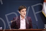 After the session of the Government of the Republic of Serbia, the Prime Minister of Serbia, Ana Brnabic, addressed the media.Po zavrsetku sednice Vlade Republike Srbije predsednica Vlade Srbije Ana Brnabic obratila se medijima.