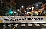 The Kreni-promeni initiative and citizens gathered in front of the Presidency building to continue the fight against Rio Tinto, and the Kreni-promeni announced that they were organizing a protest because there were no conditions for gathering a popul