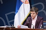 After the session of the Government of the Republic of Serbia, the Prime Minister of Serbia, Ana Brnabic, addressed the media.Po zavrsetku sednice Vlade Republike Srbije predsednica Vlade Srbije Ana Brnabic obratila se medijima.