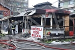 Fast food restaurant Barbecue near Bucko burned down in a fire.Restoran brze hrane Rostilj kod Bucka izgoreo je u pozaru.