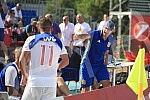 Euro Beach Soccer Cup 2016, quarter final game between Portugal and Spain.Utakmica cetvrtfinala Evropskog kupa u fudbalu na pesku izmedju Spanije i Portugala.