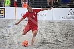 Euro Beach Soccer Cup 2016, quarter final game between Serbia and Hungary.Utakmica cetvrtfinala Evropskog kupa u fudbalu na pesku izmedju Srbije i Madjarske.