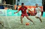 Euro Beach Soccer Cup 2016, quarter final game between Serbia and Hungary.Utakmica cetvrtfinala Evropskog kupa u fudbalu na pesku izmedju Srbije i Madjarske.