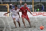 Euro Beach Soccer Cup 2016, quarter final game between Serbia and Hungary.Utakmica cetvrtfinala Evropskog kupa u fudbalu na pesku izmedju Srbije i Madjarske.