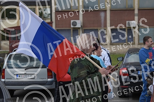  A rally in support of Russia was organized in Nis under the name 