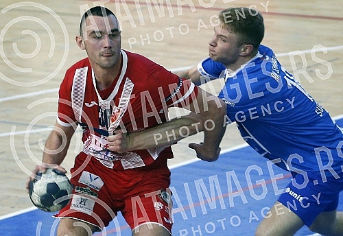 The match of the seventh round of the Arcus League play-offs between MRK Crvena zvezda Grundfos and RK Spartak was played in the Sumica hall.Utakmica sedmog kola plej-auta Arkus lige izmedju MRK Crvena zvezda Grundfos i RK Spartak odgrana je u sali