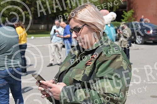  A rally in support of Russia was organized in Nis under the name 
