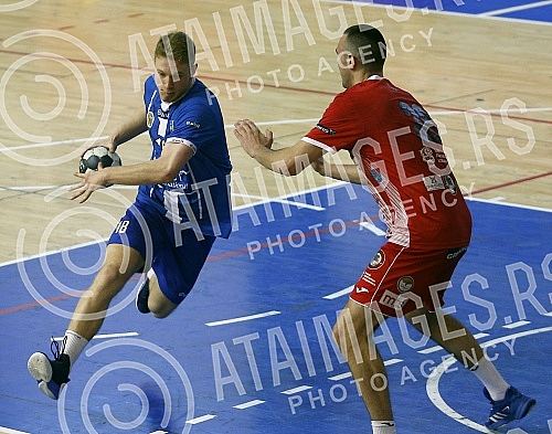 The match of the seventh round of the Arcus League play-offs between MRK Crvena zvezda Grundfos and RK Spartak was played in the Sumica hall.Utakmica sedmog kola plej-auta Arkus lige izmedju MRK Crvena zvezda Grundfos i RK Spartak odgrana je u sali