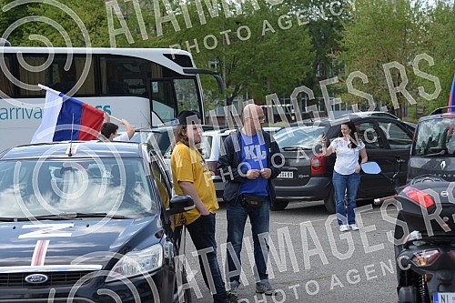  A rally in support of Russia was organized in Nis under the name 