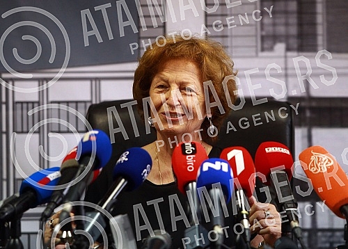 The press conference where the first phase of the reconstruction, adaptation and renovation of the Central Tower building in the Old Fair complex in Belgrade was presented was held in the working rooms of the Old Fair Memorial Center.Konferencija z