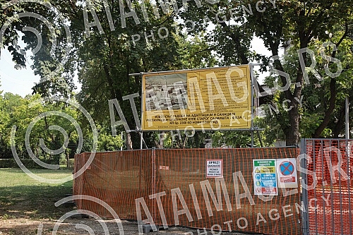 The press conference where the first phase of the reconstruction, adaptation and renovation of the Central Tower building in the Old Fair complex in Belgrade was presented was held in the working rooms of the Old Fair Memorial Center.Konferencija z