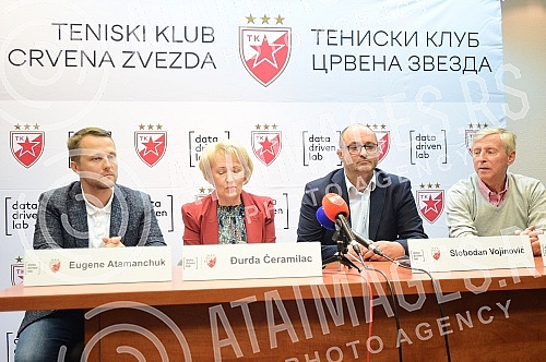 The press conference 