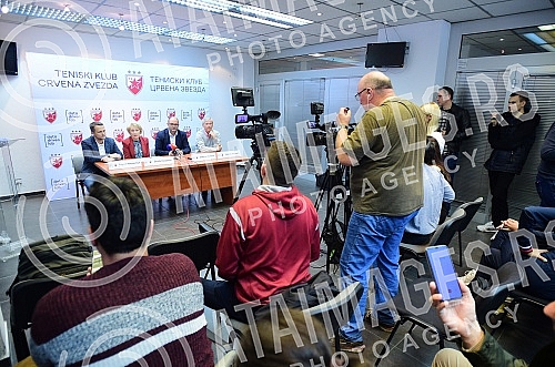 The press conference 