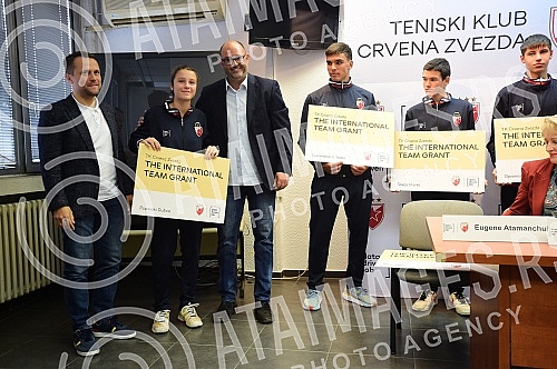 The press conference 