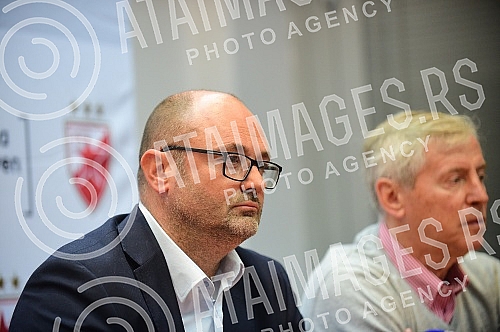 The press conference 