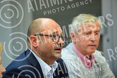 The press conference 