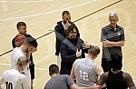 Andrea Trinchieri arrived in Serbia from Italy last night, and with the confirmation of the test at COVID-19, he received approval to be able to move around Serbia and hold trainings for Partizan basketball players, and the first training has already