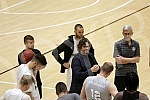 Andrea Trinchieri arrived in Serbia from Italy last night, and with the confirmation of the test at COVID-19, he received approval to be able to move around Serbia and hold trainings for Partizan basketball players, and the first training has already