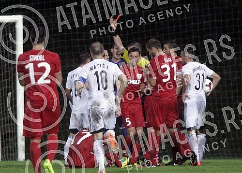 Utakmica drugog kola kvalifikacija za Ligu evrope izmedju FK Cukaricki i SV Grodig (Austria) na stadionu FK ukaricki na Banovom brdu