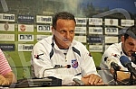 Konferencija za medije pred utakmicu drugog kola kvalifikacija za Ligu Evrope u Kluzu (Cluj - Napoca, Romania) izmedju CFR 1907 CLUJ - FK Jagodina