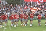 Training of FK Crvena Zvezda football players before qualifying for the Champions League and the match against FK Salzburg.Trening fudbalera FK Crvena zvezda pred utakmicu kvalifikacija za Ligu Sampiona i meca sa FK Salzburg.
