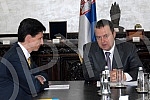 Ivica Dacic - ministar spoljnih poslova primio je u posetu Oleksandra Aleksandrovica - novoimenovanog ambasadora Ukrajine u Srbiji.
