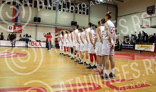 Utakmica 6. kola Prve Zenske Lige Srbije izmedju ZKK Crvena Zvezda i ZKK Student odigrana u hali Basket City. 