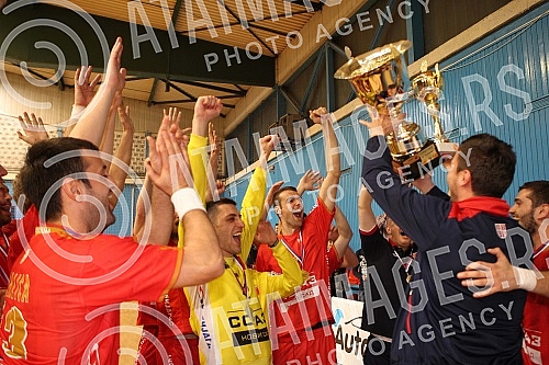 Utakmica SUper Kup-a Srbije u Rukometu odigrana u Arandjelovcu - SC Sumadija izmedju RK Vojvodina (Novi Sad) i RK Spartak (Subotica). 