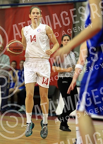 Utakmica 6. kola Prve Zenske Lige Srbije izmedju ZKK Crvena Zvezda i ZKK Student odigrana u hali Basket City. 