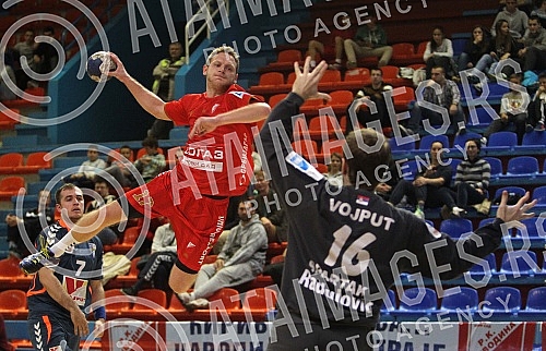 Utakmica SUper Kup-a Srbije u Rukometu odigrana u Arandjelovcu - SC Sumadija izmedju RK Vojvodina (Novi Sad) i RK Spartak (Subotica). 