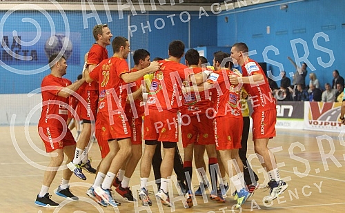 Utakmica SUper Kup-a Srbije u Rukometu odigrana u Arandjelovcu - SC Sumadija izmedju RK Vojvodina (Novi Sad) i RK Spartak (Subotica). 