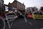 Protest for safe air no.4 started in Terazije, organized by a group of citizens of the Eco Guard, and after the address of the speakers, a walk to the Government of Serbia was announced.Na Terazijama je poceo protest Protest za bezopasan vazduh no