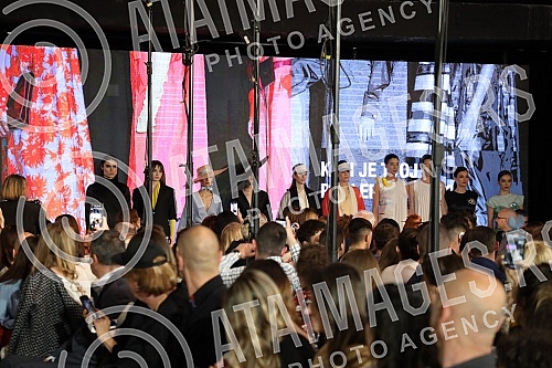 49th Belgrade Fashion Week - socially responsible fashion show What is your worldview? whose goal is to raise public awareness about eye and retinal diseases that lead to visual disturbances, but also about the importance of ophthalmic preventive exa