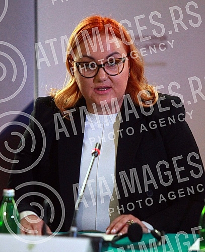 Press conference on the occasion of the first Serbian edition of the competition for sustainable cities of the Eco-Municipality, initiated by the French Embassy in Serbia.Konferencija za medije povodom pprvog srpskog izdanje konkursa za odrzive gra